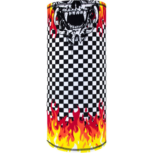 Zan Headgear - Zan Headgear Sportflex Series Motley Tube - TL450 - Checkered Flames - OSFM