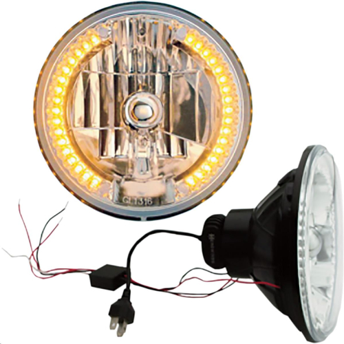 Headwinds - Headwinds 7in. Headlamp with LED Turn Signals and Control Module - 8-9727LEDWTA