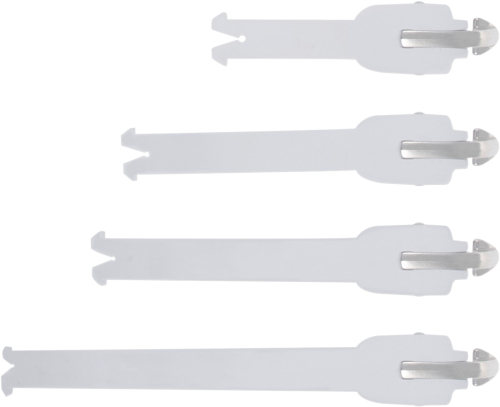 Alpinestars - Alpinestars Tech 7 Buckle/Strap Kit with aluminum bridge - White - 25CIT74-20