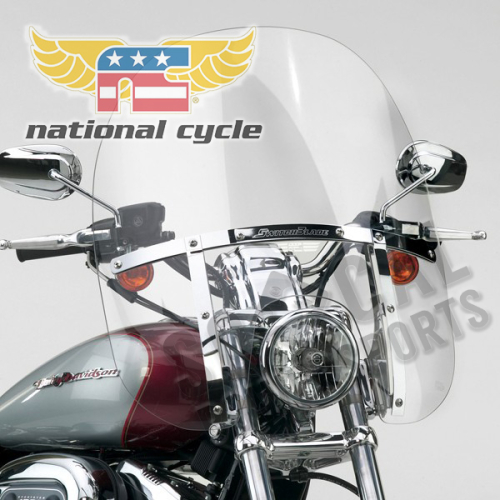 National Cycle - National Cycle SwitchBlade 2-Up Windshield - Clear - N21117