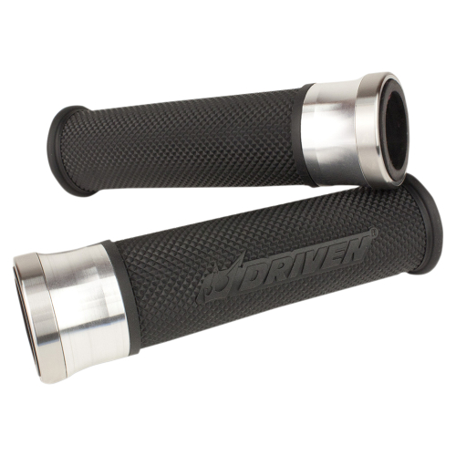 Driven Racing - Driven Racing Halo Grips - Silver/Black - DHS-SL