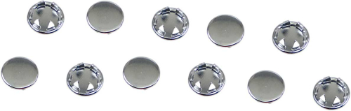 Drag Specialties - Drag Specialties Chrome Steel End Plugs for Allen-Head Bolt (10pk) - 3/8in. - MBP0738