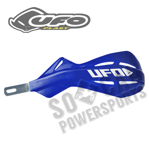 UFO Plastics - UFO Plastics Handguards with Aluminum Inserts for 7/8in. Handlebars - Reflex Blue - PM01632-089