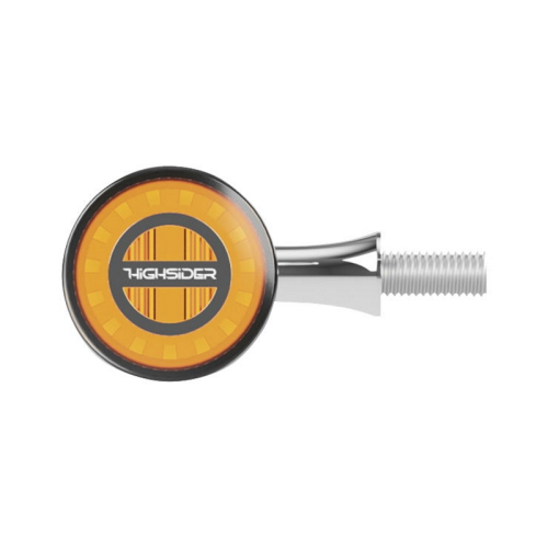 Highsider - Highsider Rocket Bullet LED Turn Signal - Chrome - 204-347
