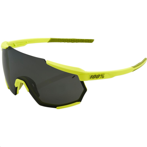 100% - 100% Racetrap Sunglasses - 61037-004-61 - Yellow/Black Mirror Lens - OSFA