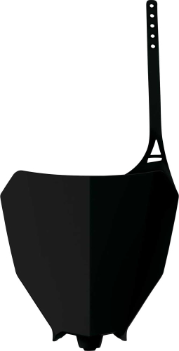Polisport - Polisport Restyle Front Number Plate - Black - 8666300002