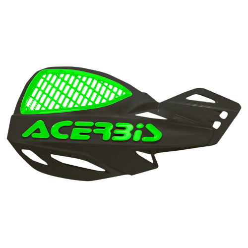 Acerbis - Acerbis Uniko Vented Handguards - Black/Green - 2072671043