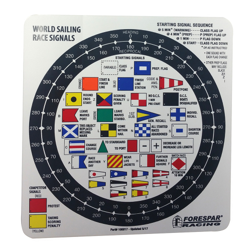 Forespar Performance Products - Forespar Nash 207 Racing Signal Flag Label