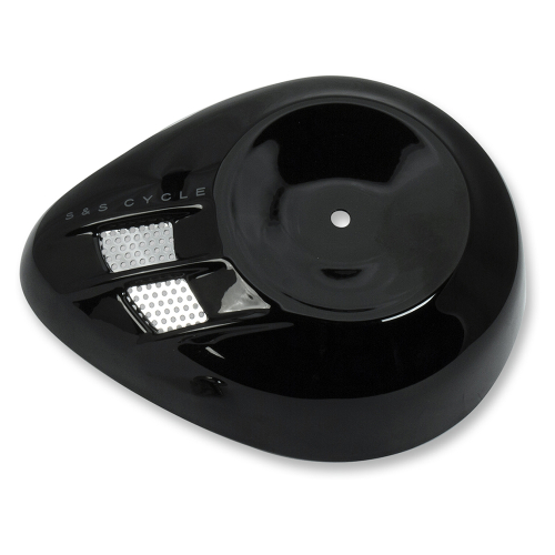 S&S Cycle - S&S Cycle Stealth Air Cleaner Cover - Air Stream - Black - 170-0396