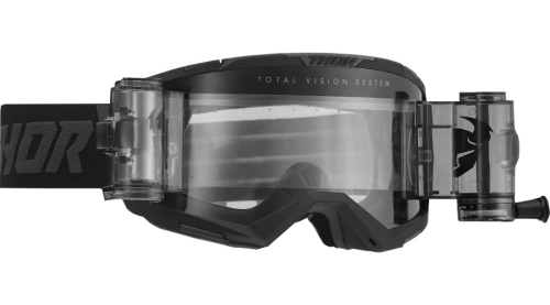 Thor - Thor Regiment Storm Roll Off Goggles - 2601-2970 - Storm Black / Clear Lens - OSFM