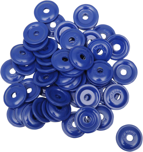 Woodys - Woodys Round Digger Aluminum Support Plates - 5/16in. - Blue (48pk.) - AWA-3795
