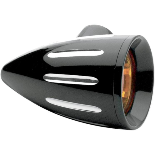 Headwinds - Headwinds 1in. Turn Signals - Revolver Rocket - Black - 3-1811ZAP