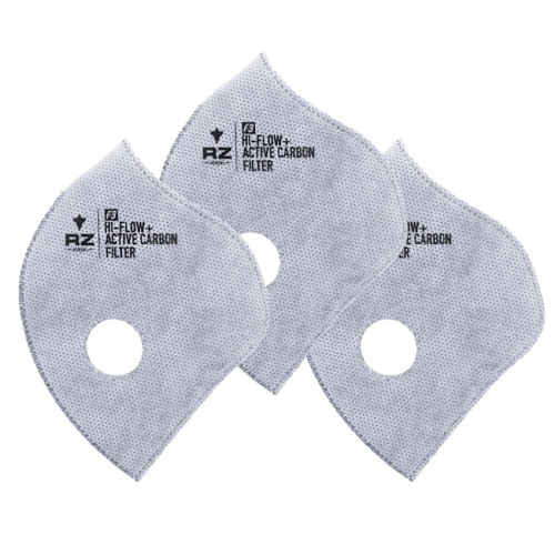 RZ Mask - RZ Mask F3 Carbon and High Flow Replacement Face Mask Filters - XL - 3Pk - FL-20E:643637