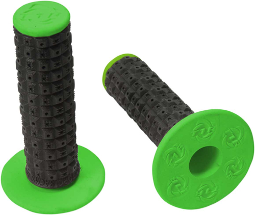 TORC1 Racing - TORC1 Racing Enduro MX Grips - Black/Green - 2000-0208