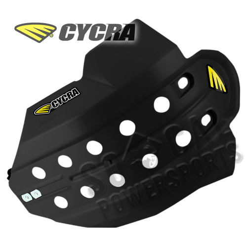 Cycra - Cycra Full Coverage Skid Plate with Hard Mounts - Black - 621412