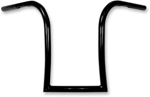 LA Choppers - LA Choppers 1in. Nice Curves Ape Hanger Handlebar - 16in. Ape - Black - LA-7340-16B