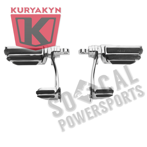 Kuryakyn - Kuryakyn Pilot Footpegs with Stirrups - Male Mount - 4428