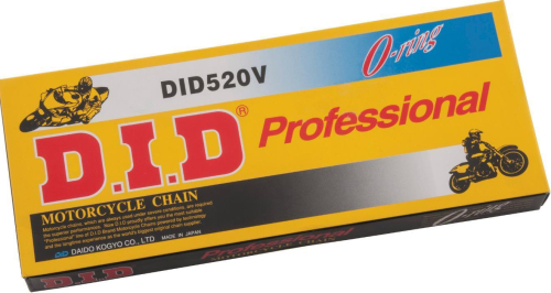 D.I.D - D.I.D 520VO Pro V Series O-Ring Chain - 96 Links - Natural - 520VOX96FB
