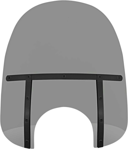 Memphis Shades - Memphis Shades Memphis Fats Windshield (9in. Cutout) - 19in. - Night Shades Black Smoke - MEB37112