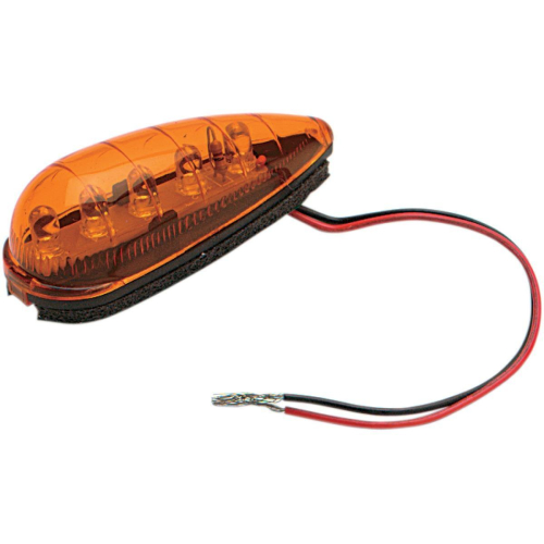 K&S Technologies - K&S Technologies Teardrop Marker Lights - Smoke - LED - 25-8901