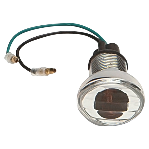 K&S Technologies - K&S Technologies Flush Mount Marker Lights - Flat Oval Mini/Clear Lens Single Filament - 25-8281