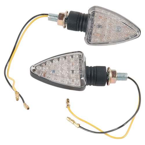 K&S Technologies - K&S Technologies Mini-Stalk Marker Lights - Black LED - 25-8371