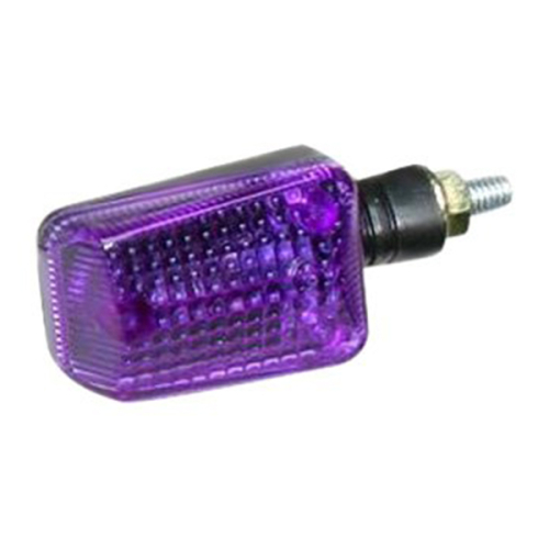 K&S Technologies - K&S Technologies Mini-Stalk Marker Lights - Black with Purple Lens - 25-8042