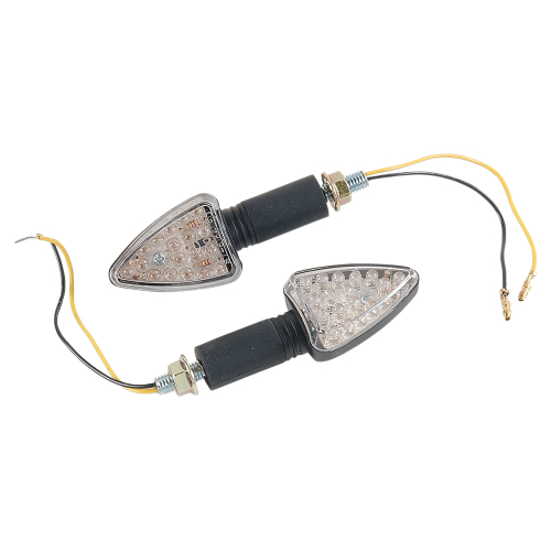 K&S Technologies - K&S Technologies Long-Stem Mini-Stalk Marker Lights - Black LED - 25-8370