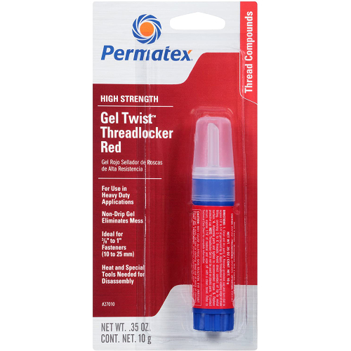 Permatex - Permatex High Strength Threadlocker RED Gel Twist