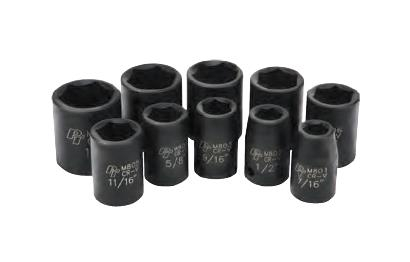 Performance Tools - Performance Tools 1/2in. SAE Impact Socket Set - Deep - M590DB