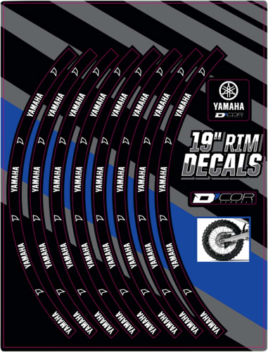 DCOR - DCOR Rim Decal - Yamaha 19in. - Rear - 40-80-207