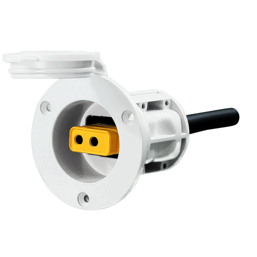 Cannon - Cannon Flush Mount Power Port - White