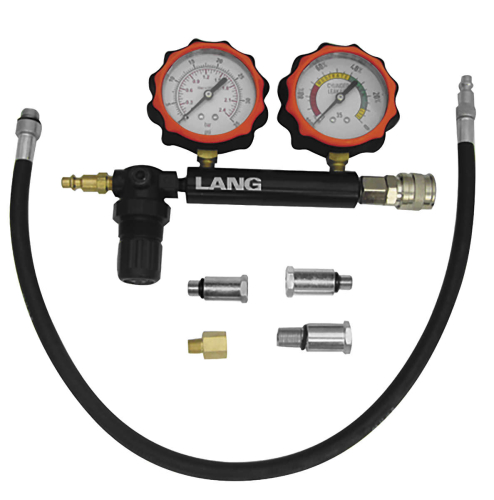 Lang Tools - Lang Tools Cylinder Leakage Tester with Dual Gauges - CLT-4M