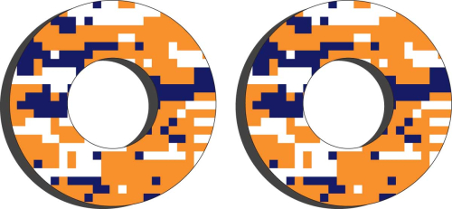 Factory Effex - Factory Effex Moto Grip Donuts - Shattered Orange KTM - 22-67500