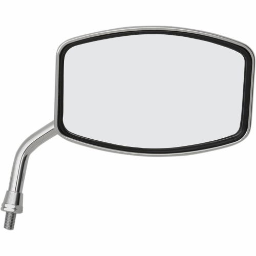 Emgo - Emgo Big One Cruiser Mirror - 4.25in. H x 6.25in. W, 10mm Thread - 20-42462
