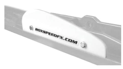 Rox Speed FX - Rox Speed FX Dorsal Plate - White - 1G-DRSL-14