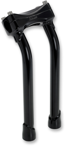 Biltwell Inc. - Biltwell Inc. Murdock Pullback Risers - 12in. - Black - MP-012-HD-BK