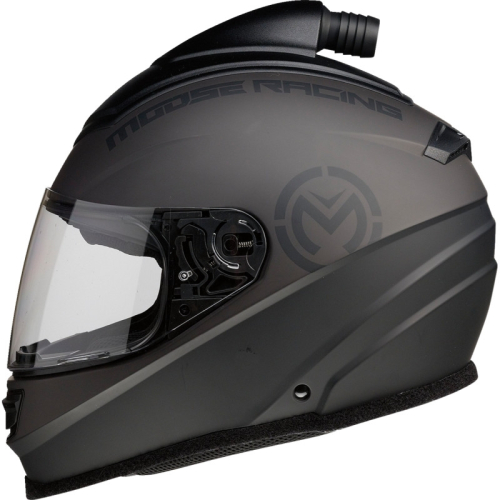Moose Racing - Moose Racing Air Intake Helmet - 0110-8094 - Black - Large