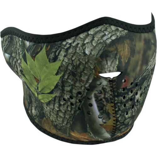 Zan Headgear - Zan Headgear Half Face Mask - WNFM238H - Forest Camo - OSFM
