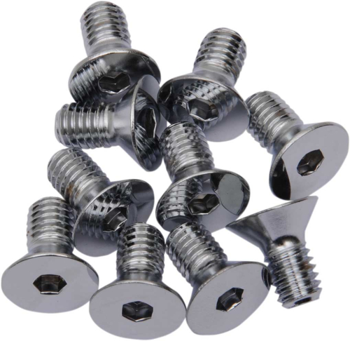 Drag Specialties - Drag Specialties Countersunk Socket-Head Bolts - 3/8in.-16 x 1in. - MPB585