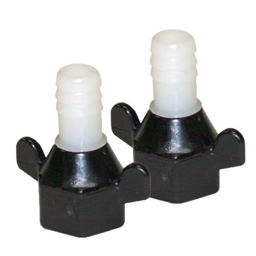 Shurflo by Pentair - Shurflo by Pentair 1/2" Barb x 1/2" NPT-F Hex/Wingnut Straight Fitting (Pair)