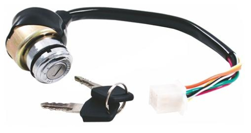 Outside Distributing - Outside Distributing Ignition Key Switch - Sealed 6 Wire - Male - 07-0506