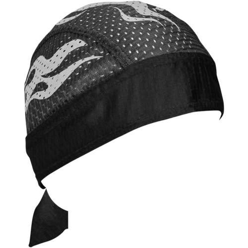 Zan Headgear - Zan Headgear Vented Sport Flydanna - ZVS002 - Reflective Flames - OSFM