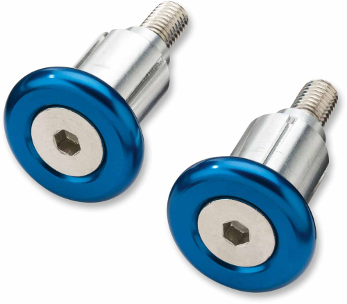Moose Racing - Moose Racing Bar End Set - Blue - 1BEC0661-PUPM