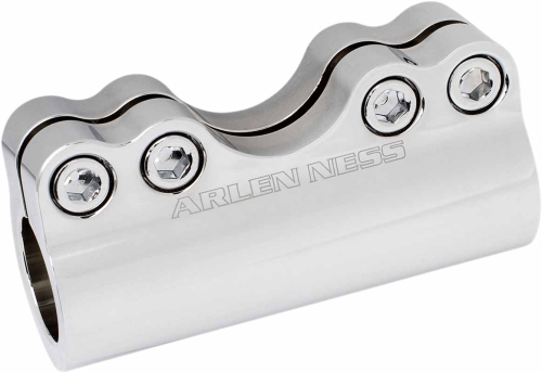 Arlen Ness - Arlen Ness 1 1/4in. Modular Adjustable Handlebar Clamps - Chrome - 08-053