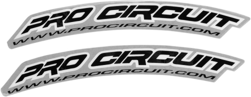 Pro Circuit - Pro Circuit .Com Fender Stickers - Black - DC0005