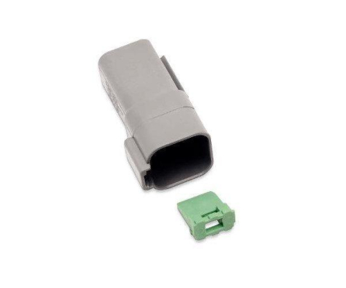 Namz - Namz Deutsch Receptacle - 6-Pin - Gray - DR-6G