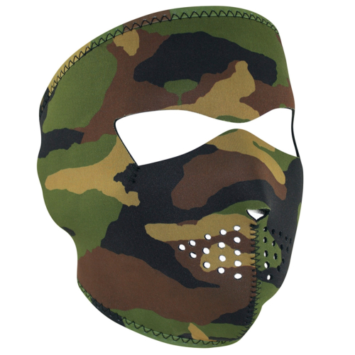 Zan Headgear - Zan Headgear Full Face Mask - WNFM118 - Woodland Camo - OSFM