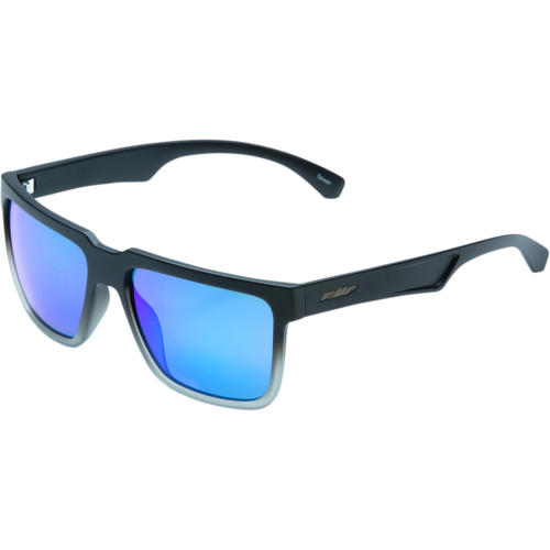 FMF Racing - FMF Racing The Don Vision Sunglasses - F-61506-250-01 - Matte Fade Black / Blue Mirror Lens - OSFM