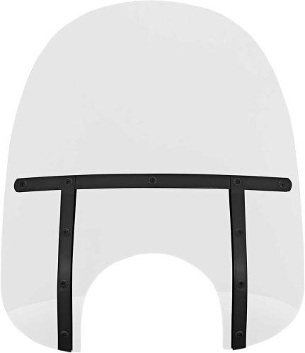 Memphis Shades - Memphis Shades Memphis Fats Windshield (9in. Cutout) - 19in. - Night Shades Clear - MEB3710